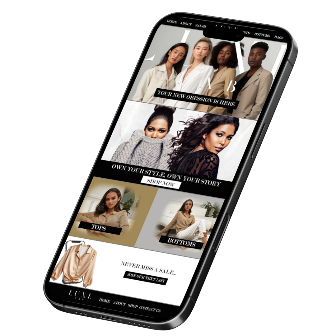 Website Design: Summer Sale